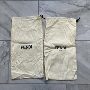 FENDI Roma Shoes Dust Bags 100% cotton, made in Italy.